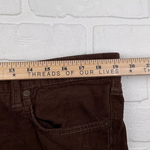 Polo Ralph Lauren Pants Mens 38Wx30L Act 27L‎ Brown Corduroy Cotton - Picture 8 of 13